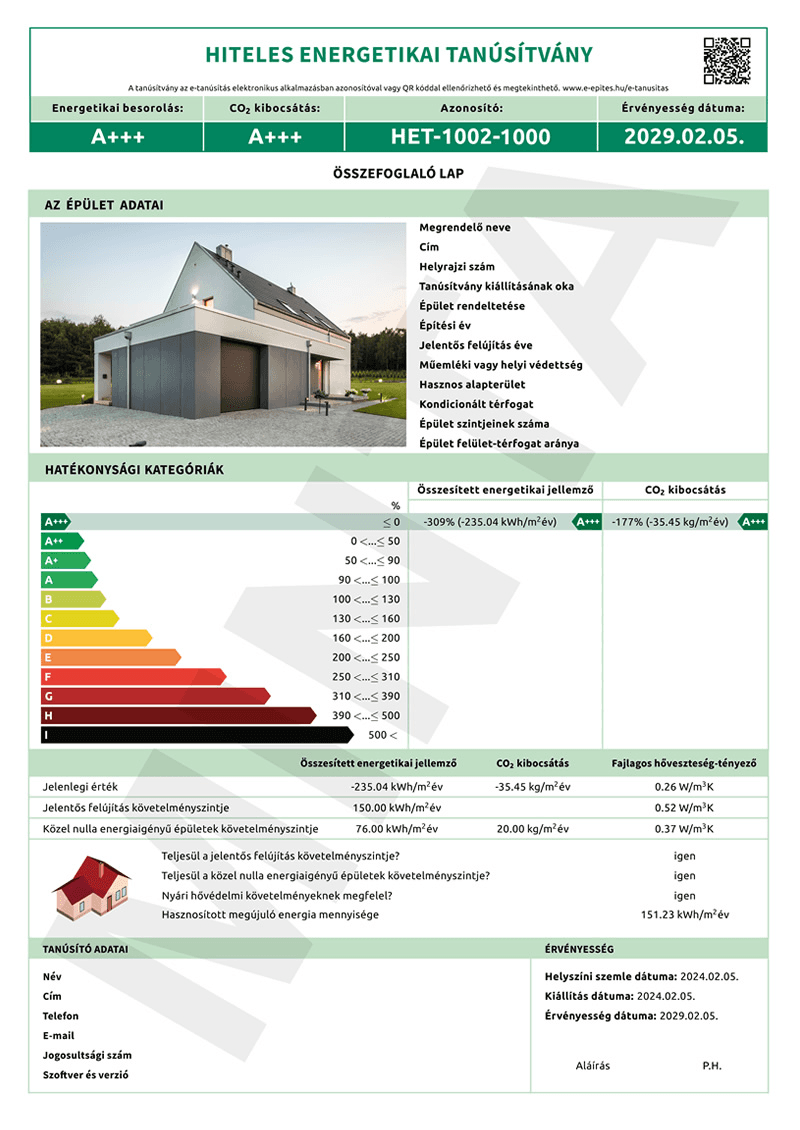 Energetikai tanúsítvány